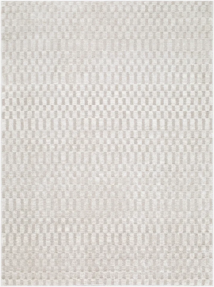 The Studio Edit White Indoor 7'10" x 10' Machine Woven Rug