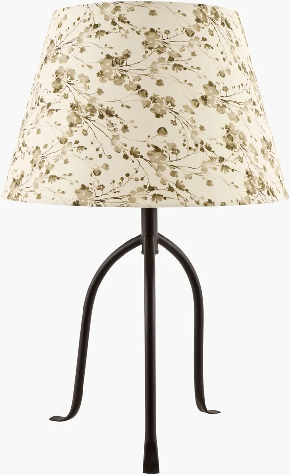 Floriva  Painted 25"H x 17"W x 17"D Accent Table Lamp