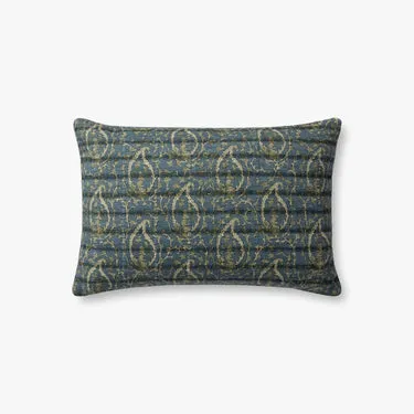 Jean Stoffer × Loloi Pillows Blue / Green