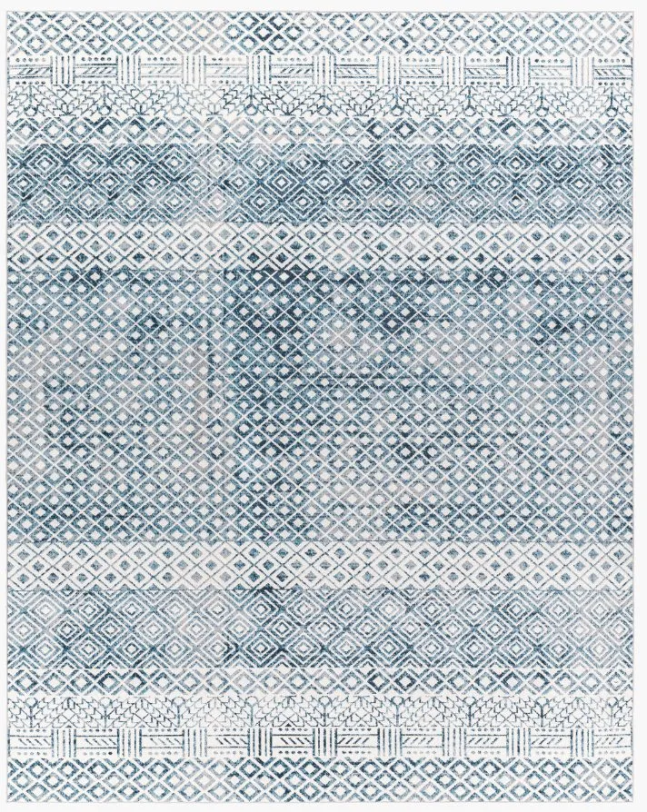 Lavadora Blue Indoor 9'2" x 12' Machine Woven Rug