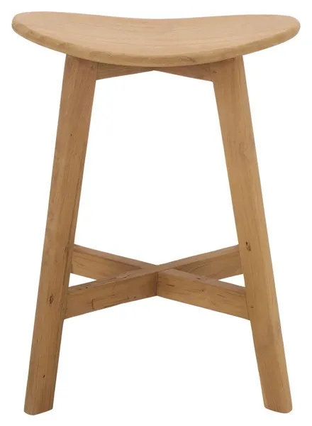 Rancho Counter Stool - Unfinished Natural Teak