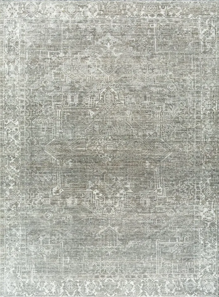 Collins Avenue Green Indoor 9'11" x 14' Machine Woven Rug