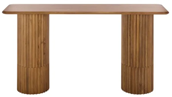 Safavieh Couture Treyshawn Console Table, Walnut