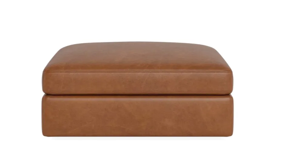 Tatum Leather Modular Square Ottoman