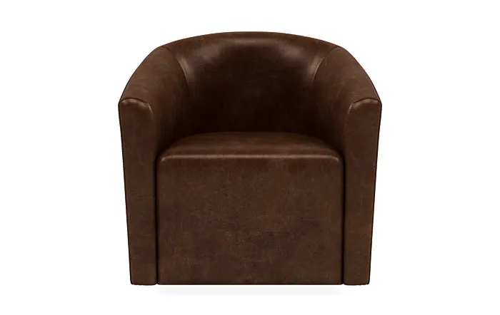Tegan Leather Swivel Chair