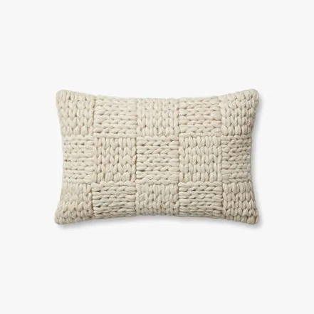 Magnolia Home by Joanna Gaines x Loloi Avery Natural 13" x 21" Cover Only