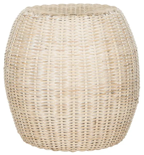 Remi End Table - White Wash