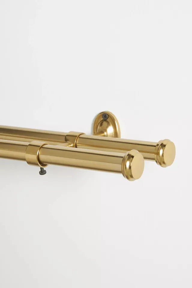 Smithery Adjustable Double Curtain Rod