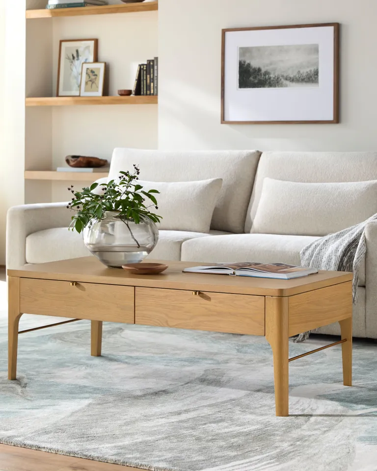 Anello  17"H x 48"W x 24"D Coffee Table