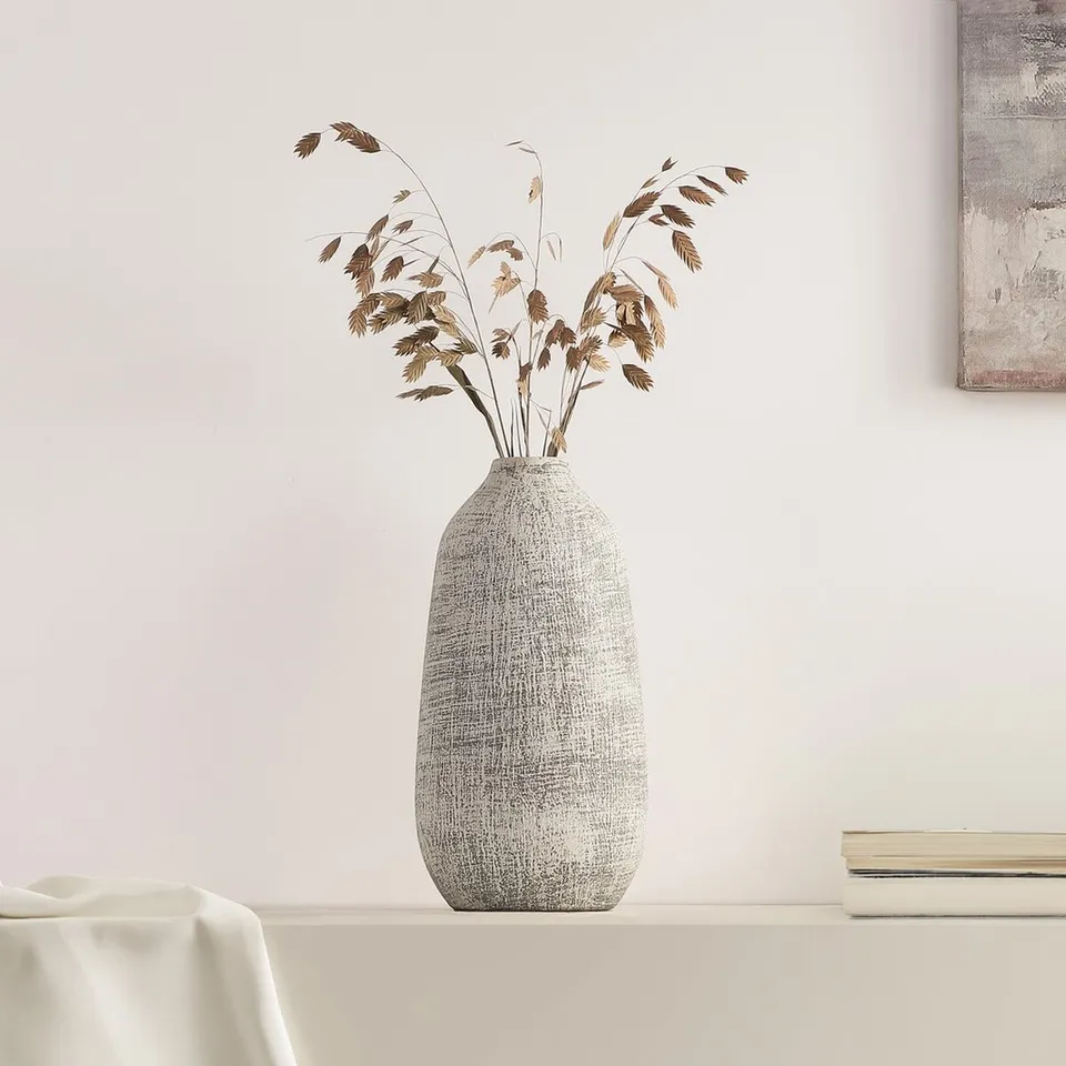 Oia, 10.75" Ceramic Vase- RDC4031A