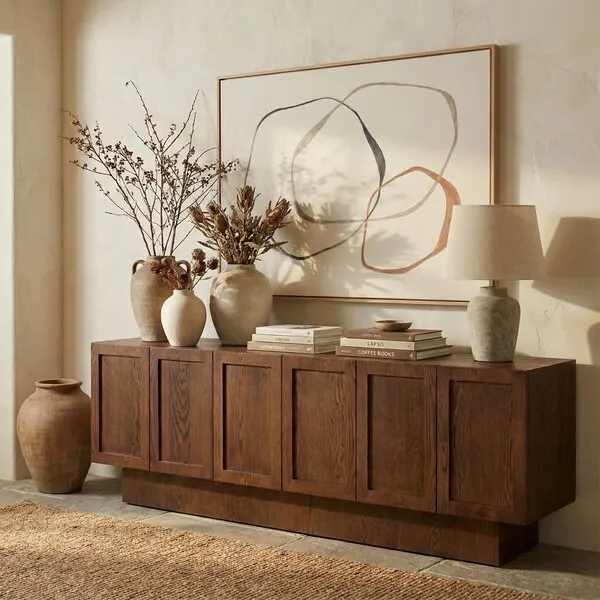 Bethandria 6 Door Wood Sideboard
