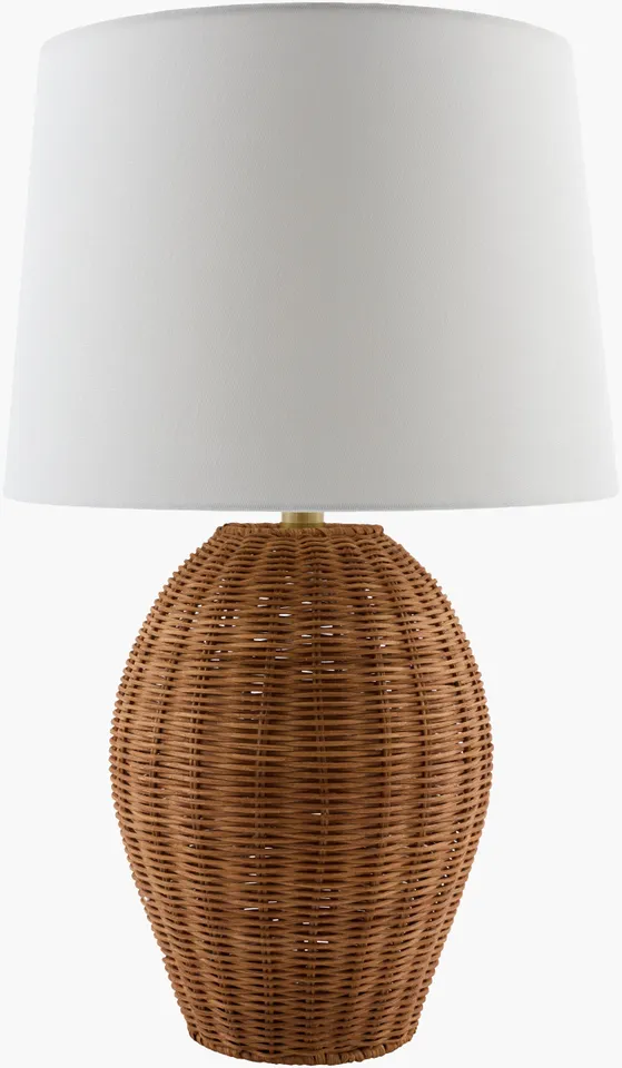 Jacaranda  Painted 24"H x 14"W x 14"D Accent Table Lamp