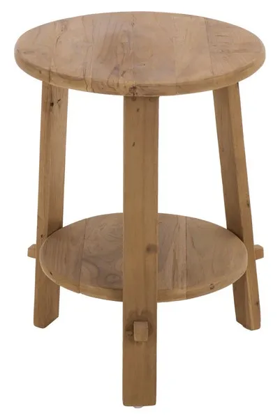 Springs Accent Table - Unfinished Natural Teak