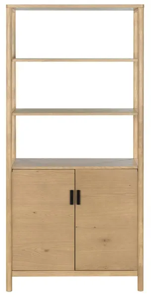 Jaylessa 5 Shelf Wood Bookcase
