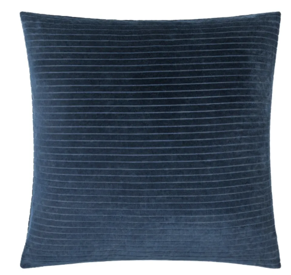 Cotton Velvet Stripes CV-092 20"L x 20"W Polyester Filled Pillow