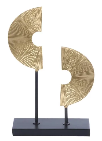 Echo 17" Gold Arc Figure - Gold / Black