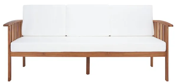 Finnick Outdoor Bench - Natural/Beige