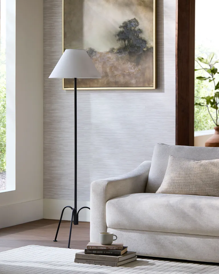 Calvinia  Lacquered 60"H x 16"W x 51"D Accent Floor Lamp