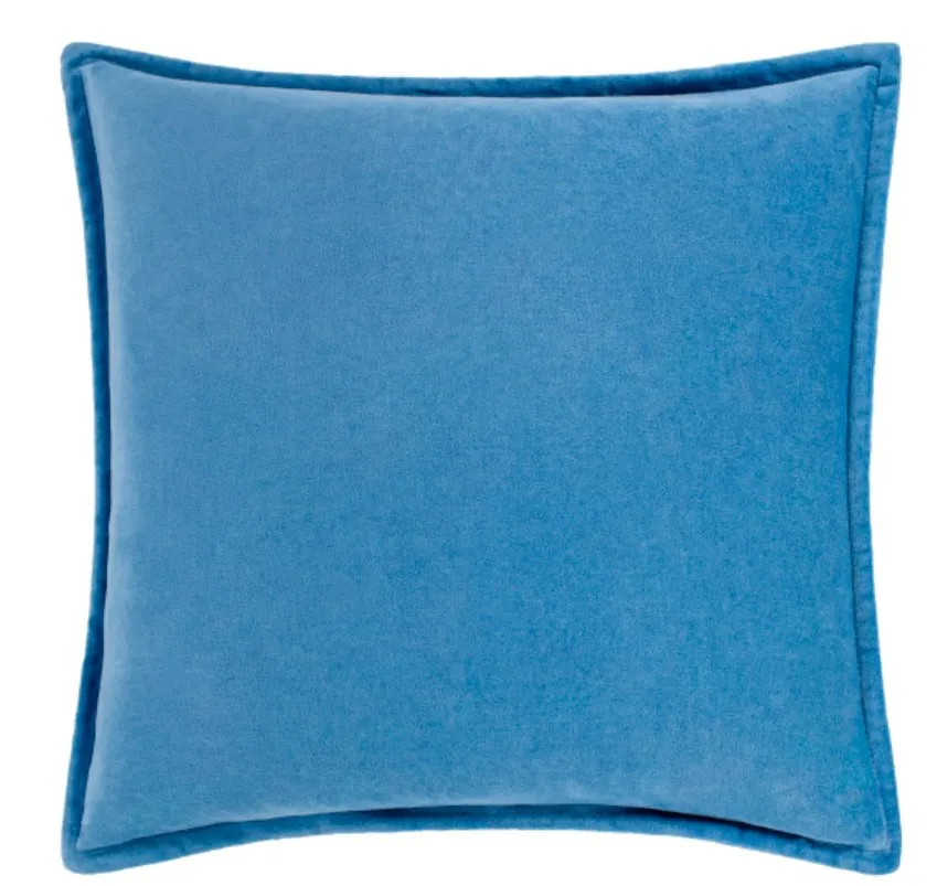 Cotton Velvet CV-015 18"L x 18"W Polyester Filled Pillow
