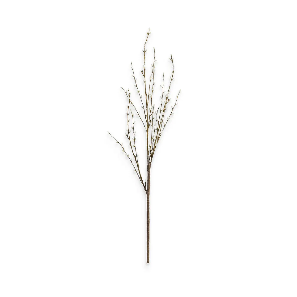 Faux Pussy Willow Spray 46"