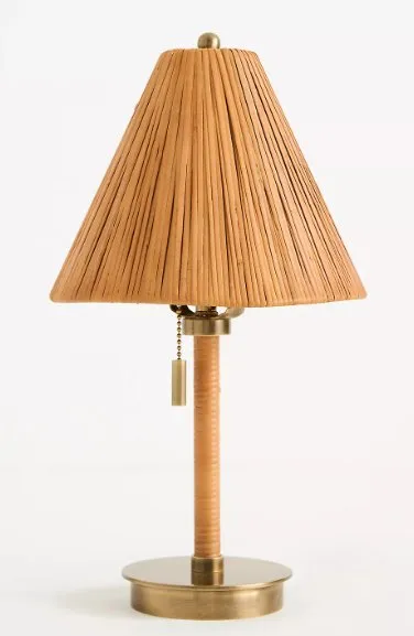 Delphine Rattan Table Lamp