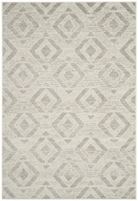 Arlo Home Woven Area Rug, SKY190H, Ivory/Grey,  9' X 12'