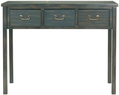 Cindy Console With Storage Drawers - Steel Teal