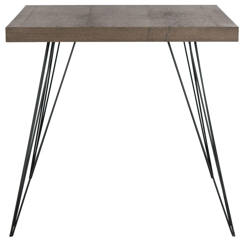 Wolcott Dining Table - Dark Brown/Black