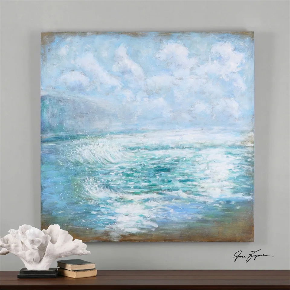 Morning Swells-48" x 48" -Unframed