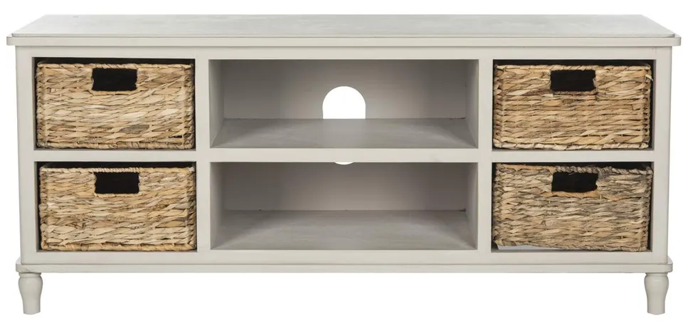 Rooney Television Unit - Vintage Gray