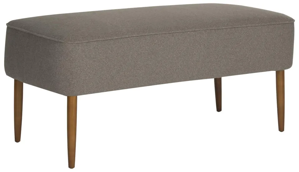 Levi Bench - Gray/Natural Oak