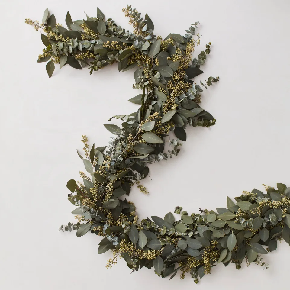 The Citizenry Fresh Eucalyptus Garland 6ft | Natural