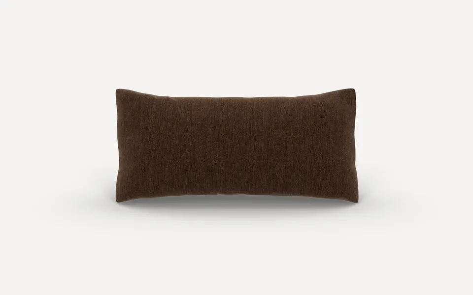 Mercer Lumbar Pillow Set of 3 - Espresso - Performance Brushed Chenille