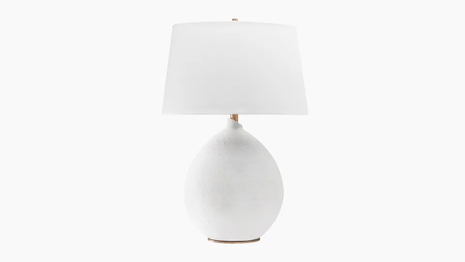 Denali Table Lamp, White