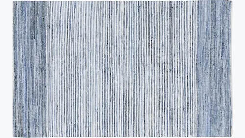 Denim Stripe Rug, Denim Stripe, 10' x 14'