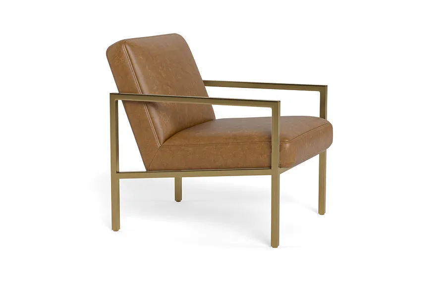 Fritz Leather Accent Chair