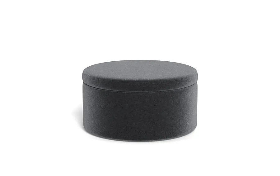 Colten Round Storage Coffee Table Ottoman