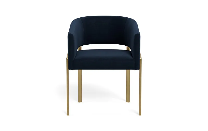 Mina Metal Framed Upholstered Chair