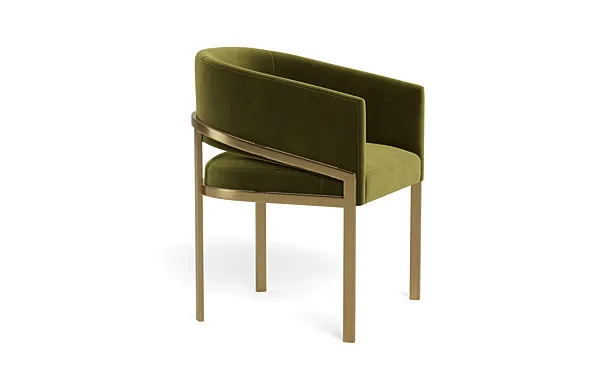 Mina Metal Framed Upholstered Chair