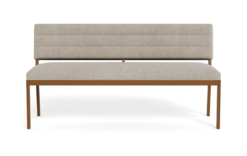 Nora Wood Framed Upholstered Bench