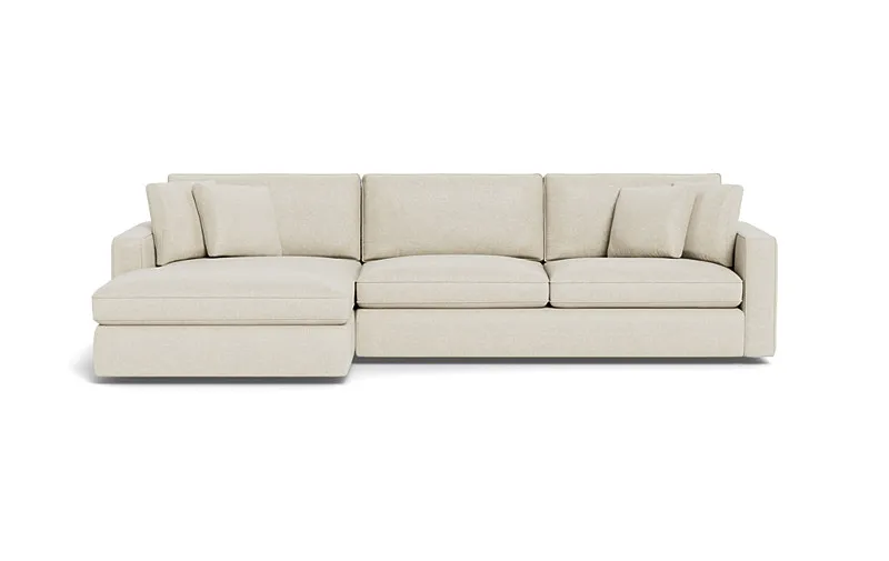 James 3-Seat Left Chaise Sectional