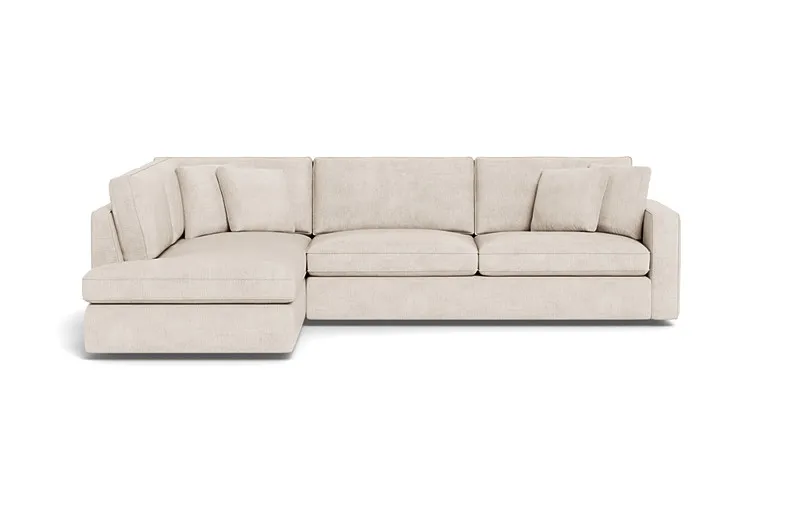 James 3-Seat Left Bumper Sectional