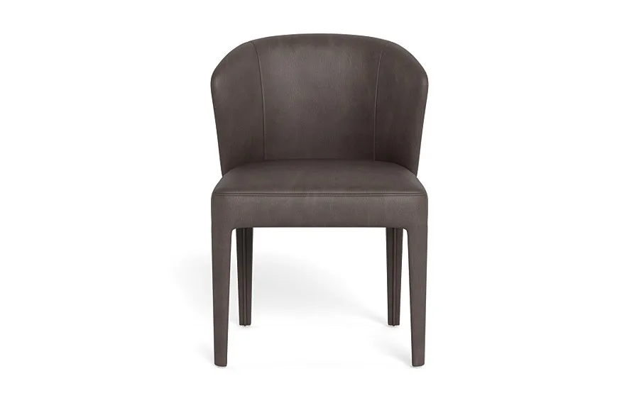 Pratt Leather Fully Upholstered Chair
