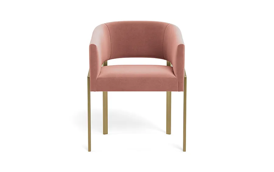 Mina Metal Framed Upholstered Chair