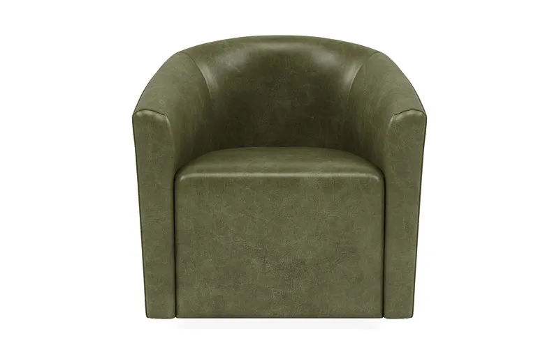 Tegan Leather Swivel Chair