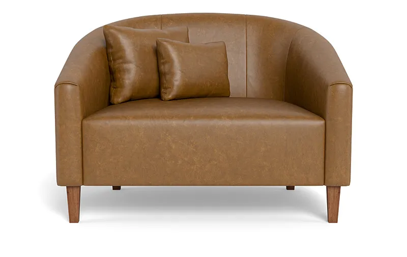 Tegan Leather Chair and a Half