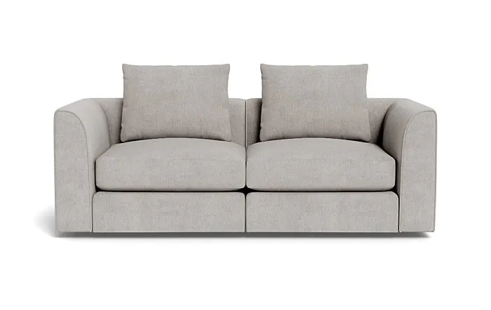 Beckham Modular Fabric Loveseat