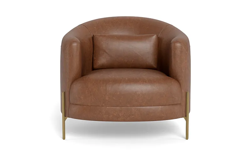 Fiona Leather Accent Chair