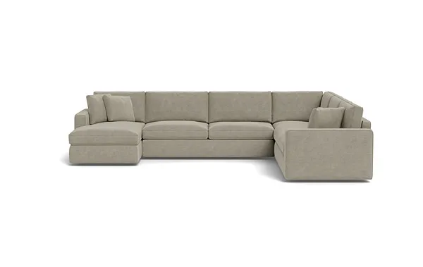 James 4-Piece 5-Seat Corner Chaise Sectional Left