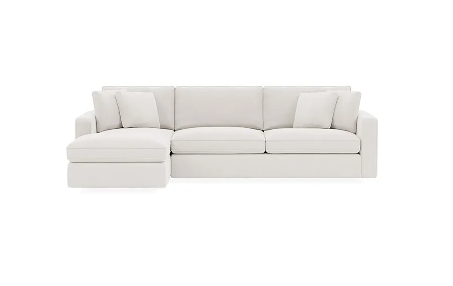 James 3-Seat Left Chaise Sleeper Sectional